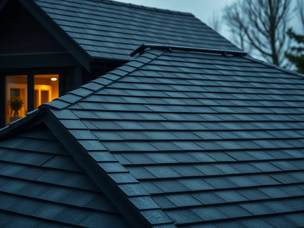 A newly installed roof on a residential property, highlighting ISPMS Ltd's expertise in roofing solutions.